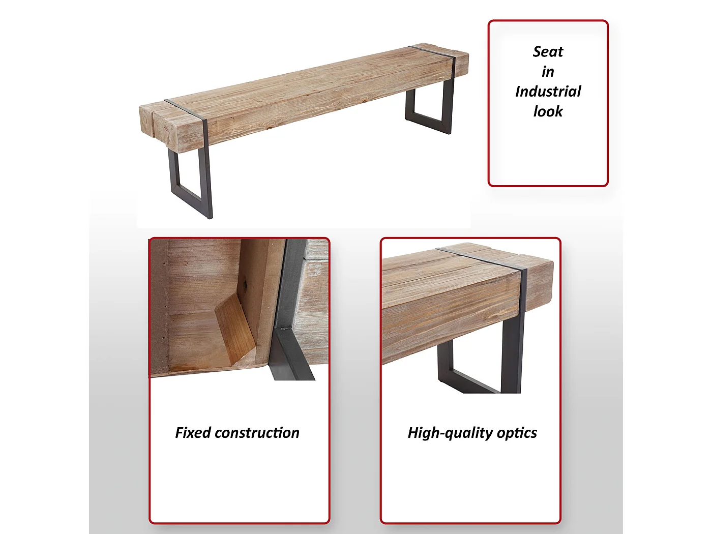 Banc MCW-A15,  180cm