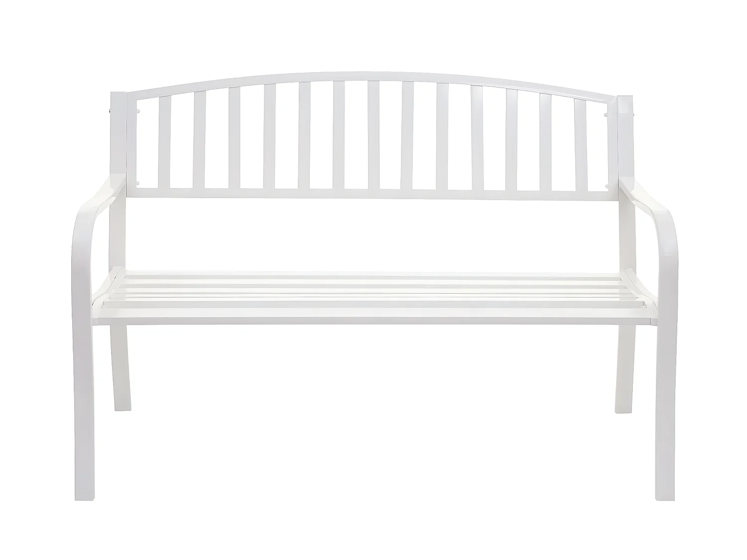 Ławka ogrodowa MCW-F43,  biały