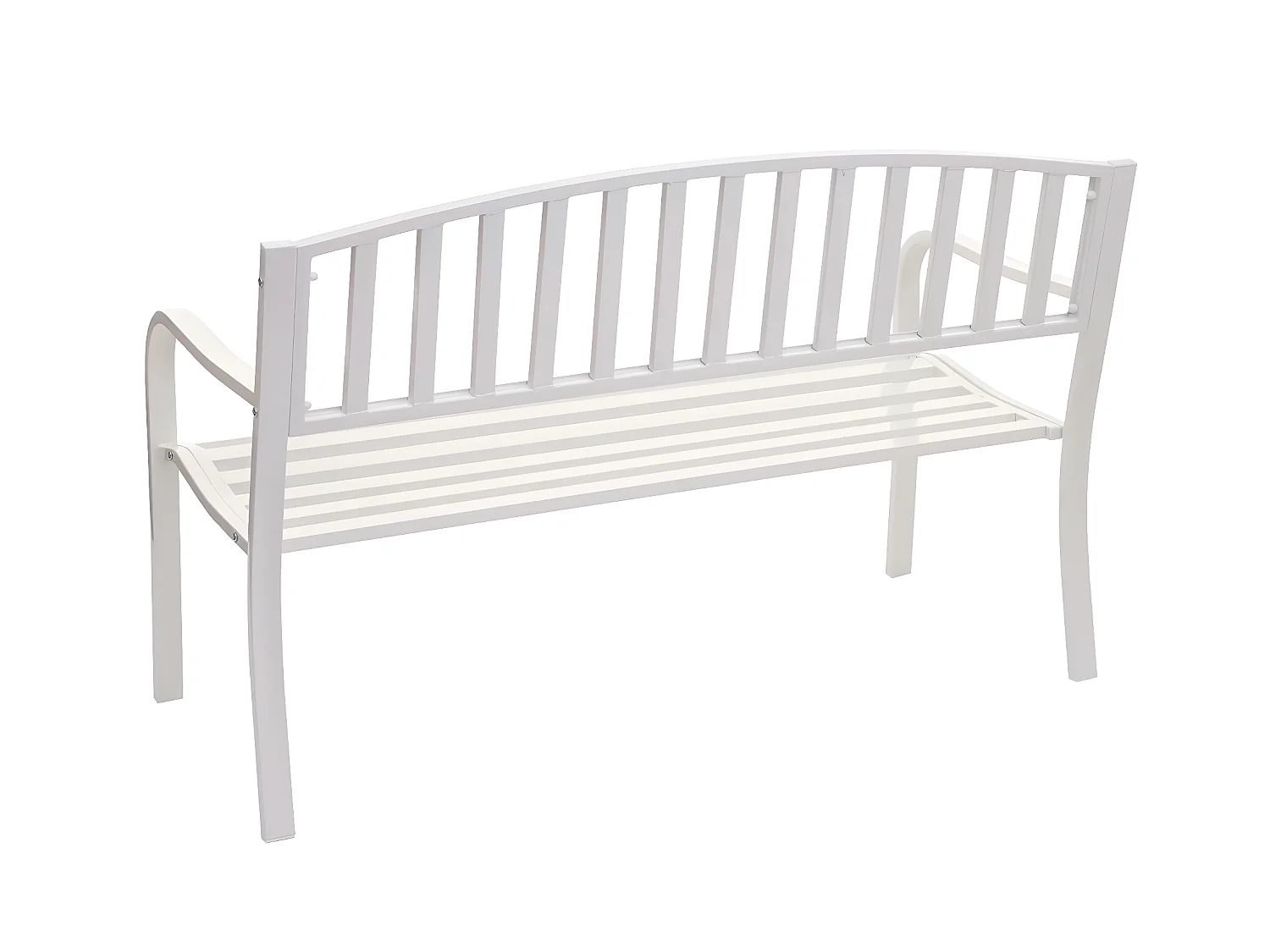 Ławka ogrodowa MCW-F43,  biały