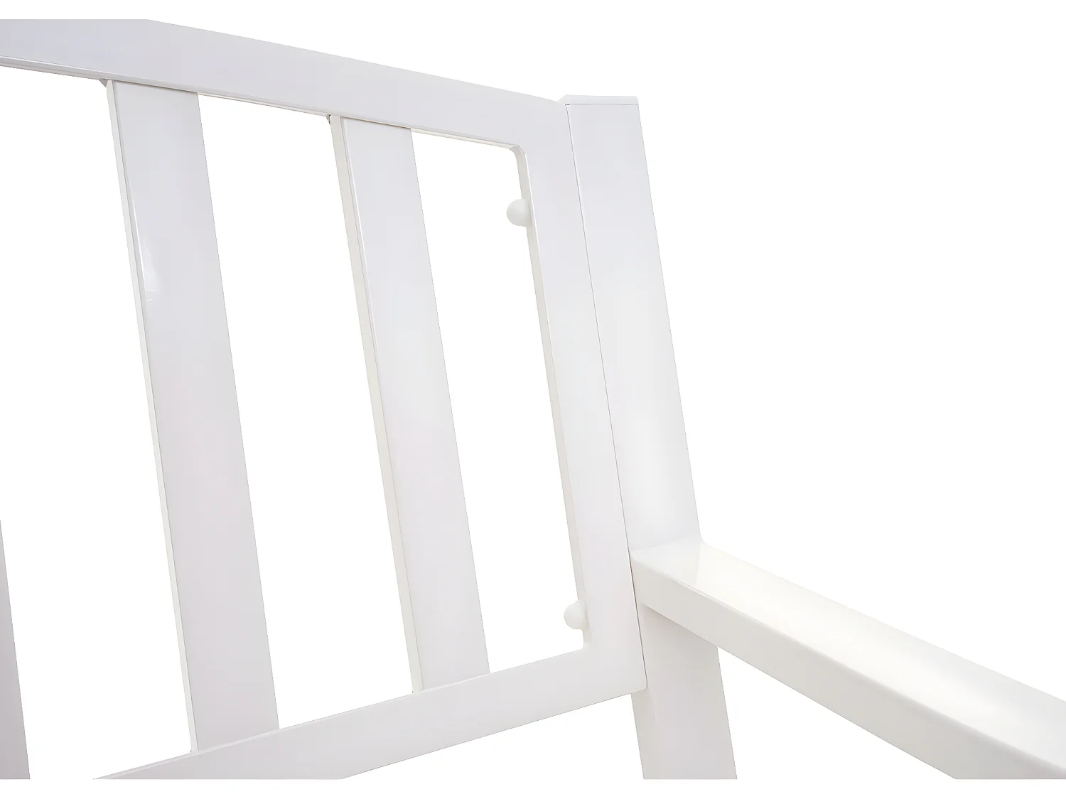 Ławka ogrodowa MCW-F43,  biały