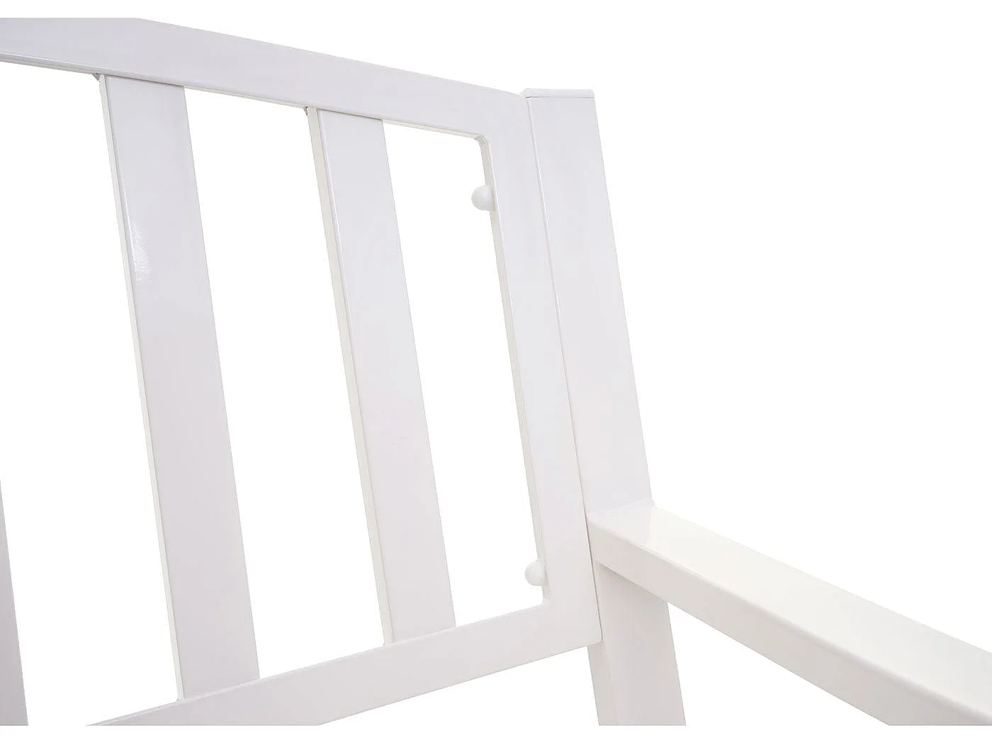 Ławka ogrodowa MCW-F43,  biała