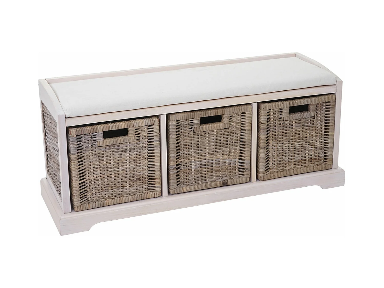 Asiento corrido Adana,  blanco