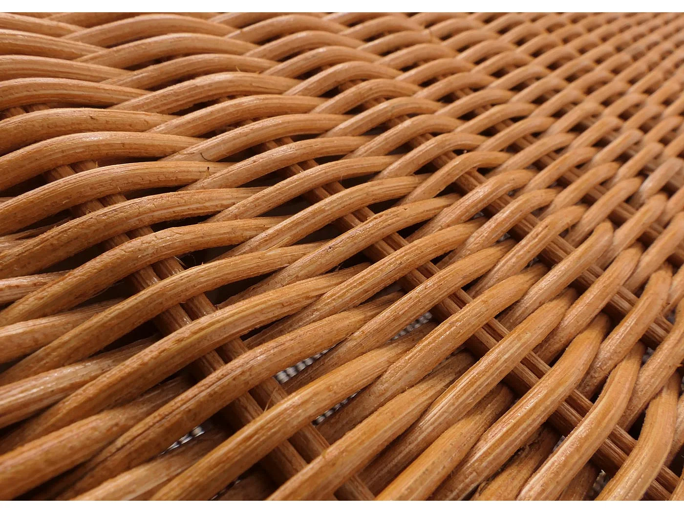 Banc Genua Rattan Compartiment de rangement,  couleur miel