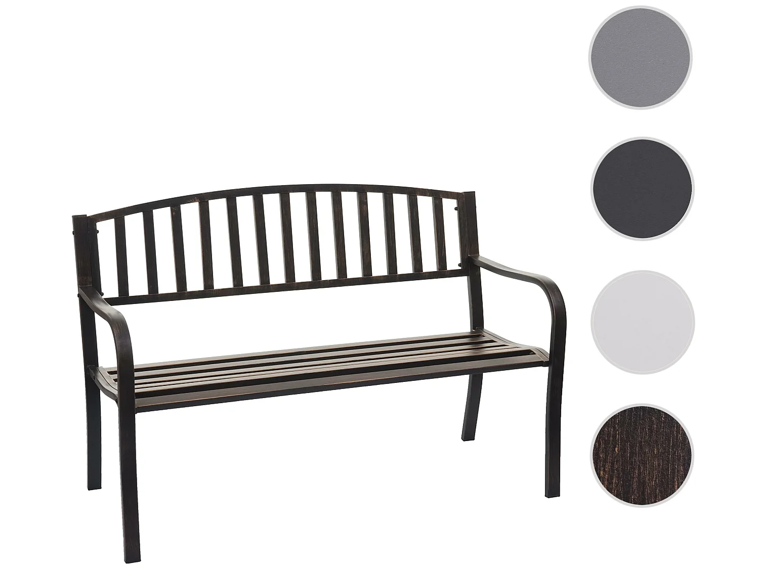 Banc de jardin MCW-F43,  bronze vintage
