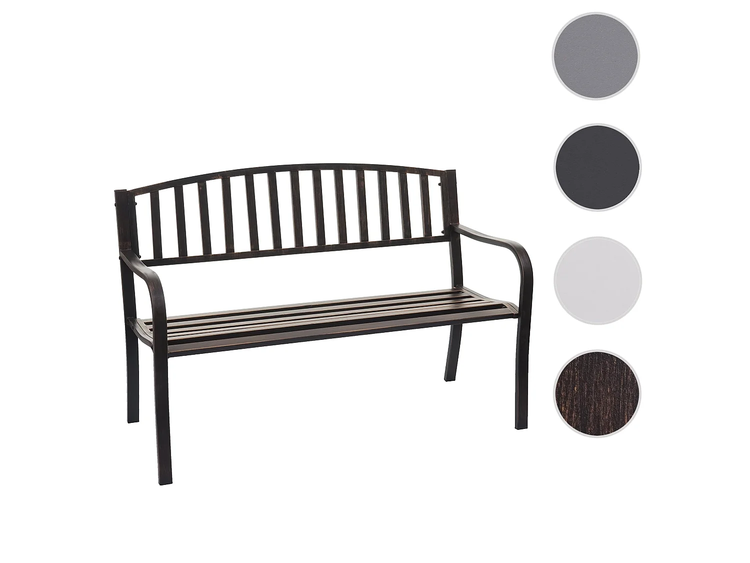 Banc de jardin MCW-F43,  bronze vintage
