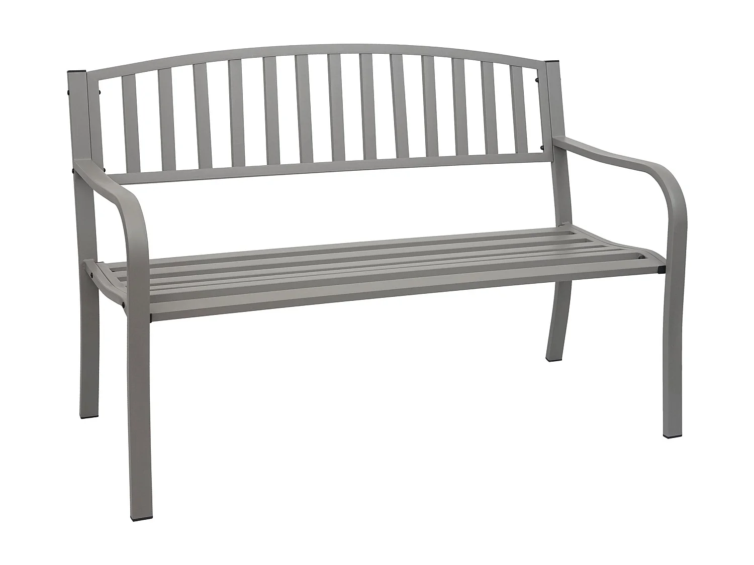 Ławka ogrodowa MCW-F43,  szara