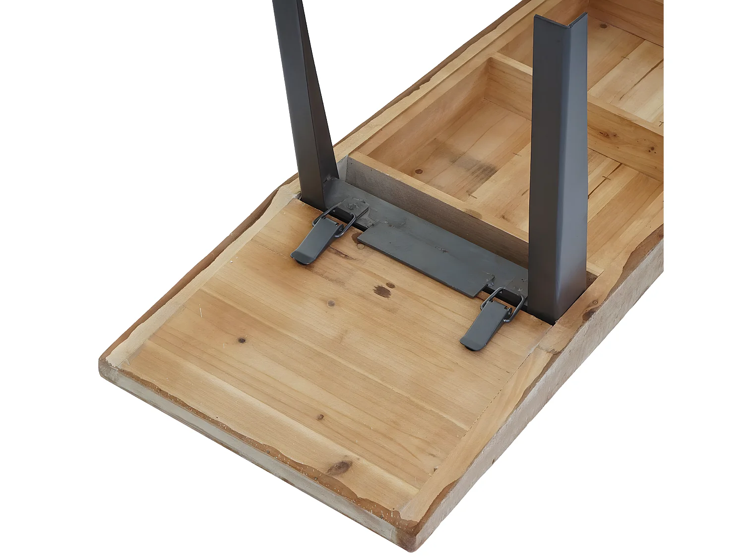 Bank MCW-A15b, Bank MCW-A15b, eetkamerbank Bank, massief rustiek dennenhout MVG-gecertificeerd 160cm