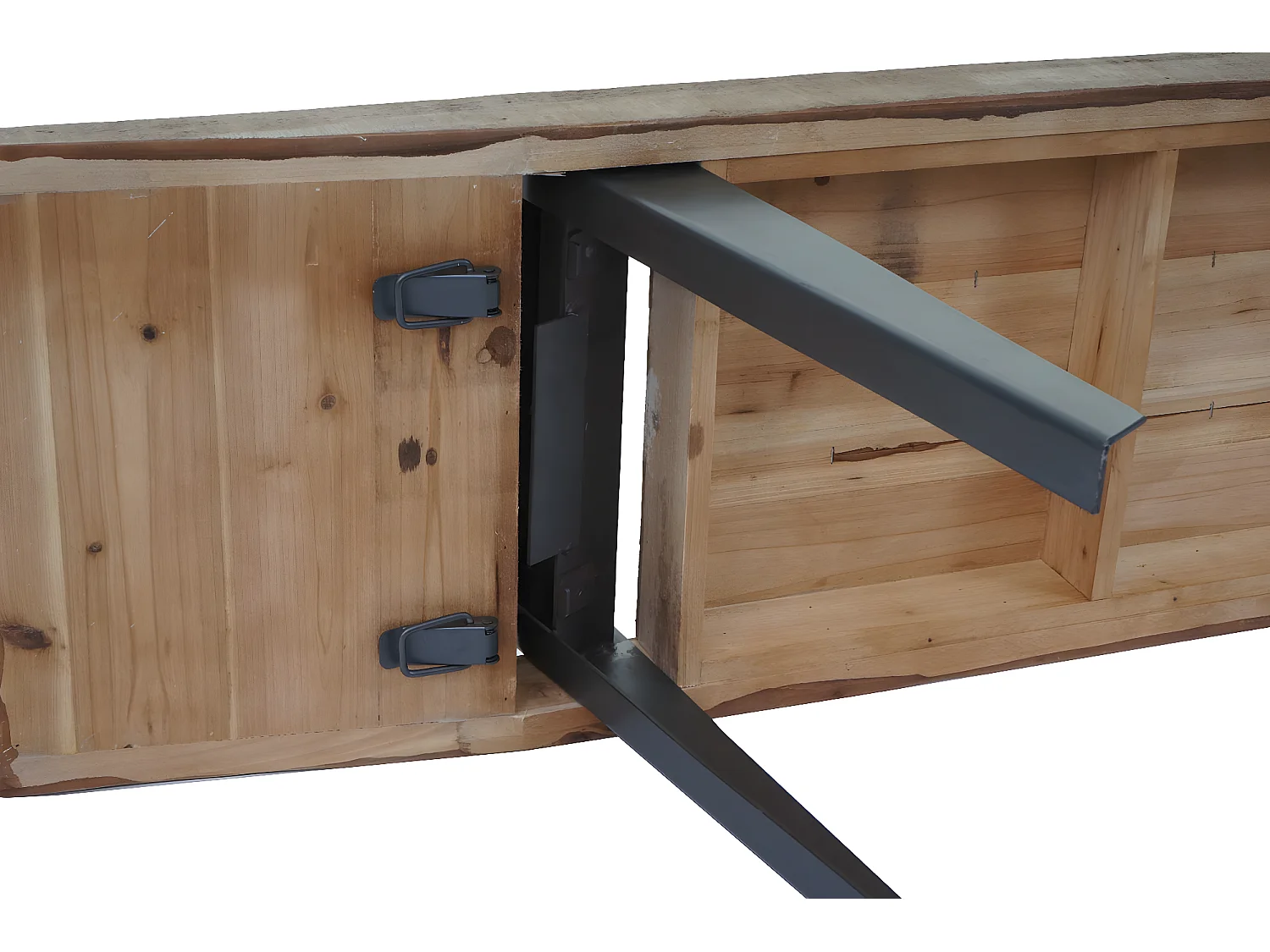 Bank MCW-A15b, Bank MCW-A15b, eetkamerbank Bank, massief rustiek dennenhout MVG-gecertificeerd 160cm