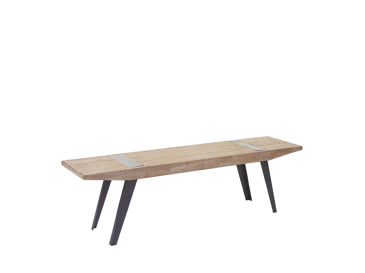 Banc MCW-A15b, Banquette MCW-A15b, banc de salle à manger, bois de sapin rustique, massif, 160cm