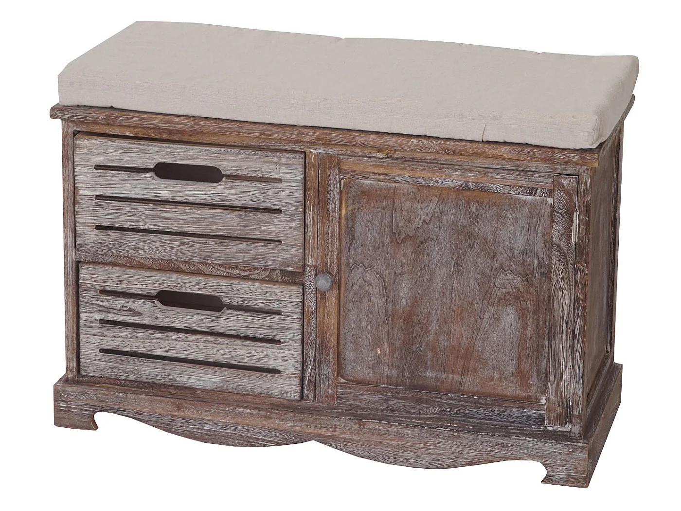 Banc MCW-J22, look shabby,  marron