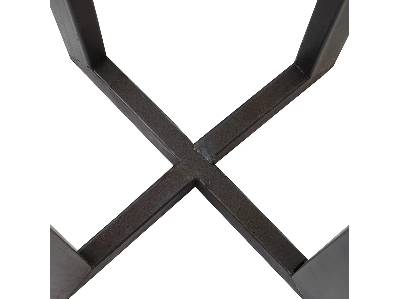 Tavolino alto portavasi MCW-A15 legno di pino massello metallo