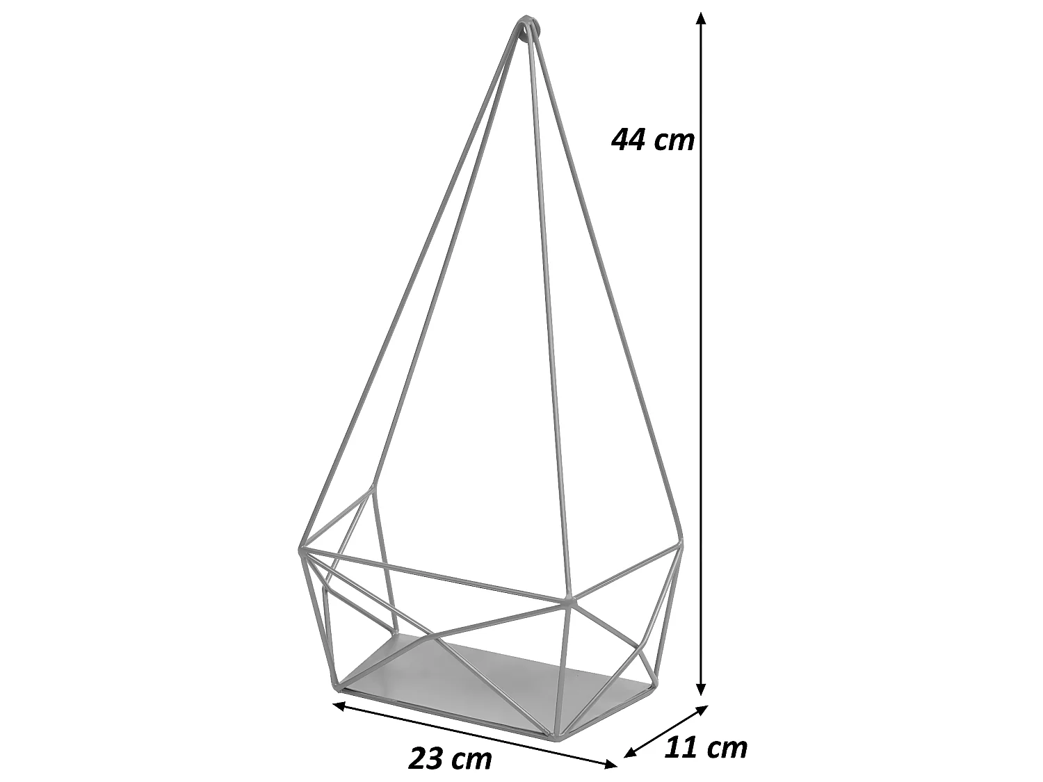 Wandplank MCW-K79,  zwart