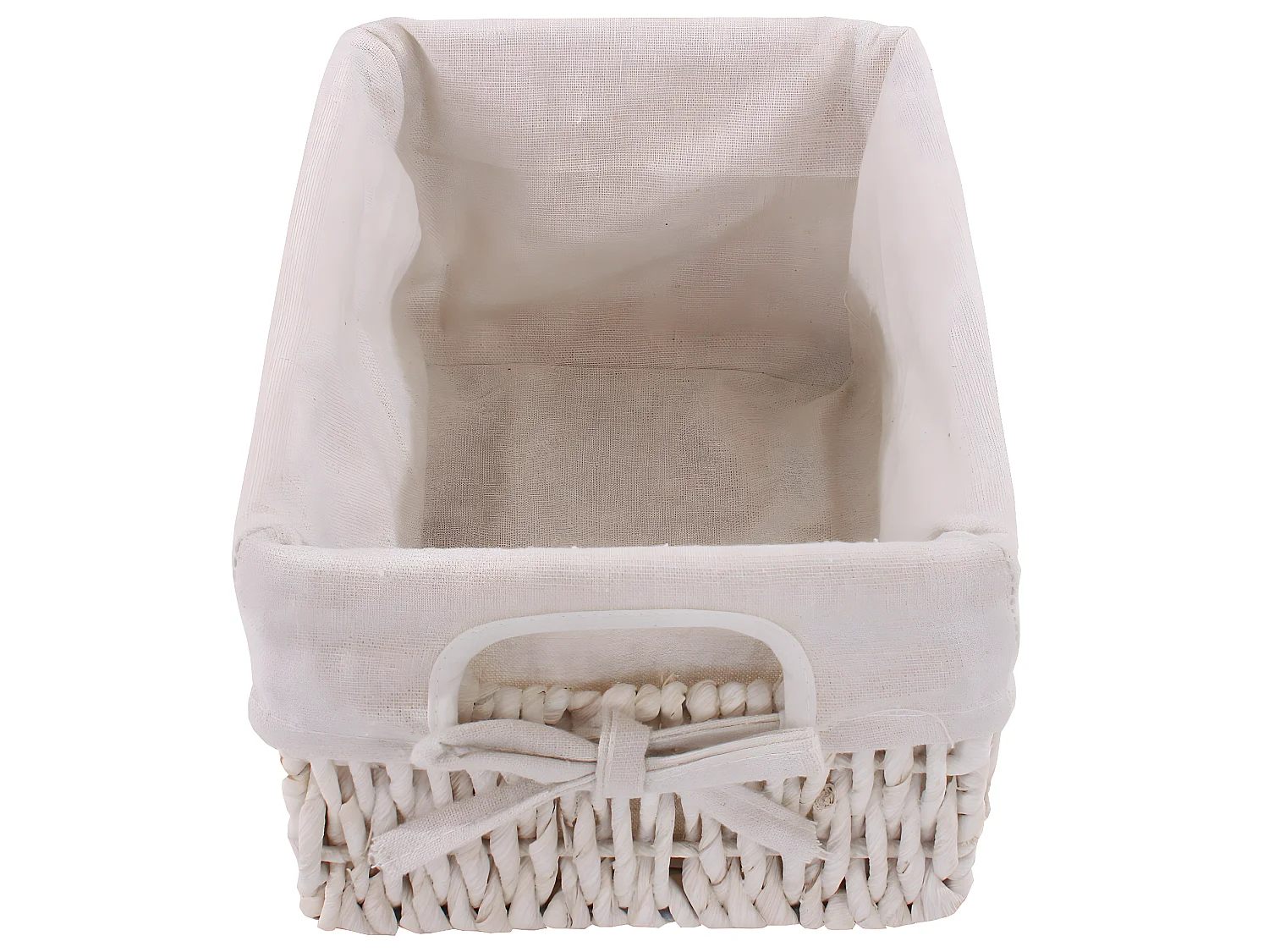 Étagère Commode (lot de 2), 2x commodes /meubles d'appoint / étagères, 3 paniers, 25x28x58cm, shabby, vintage, blanc