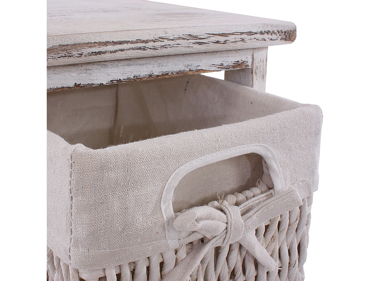 Regał Komoda (zestaw 2 szt.),  biały