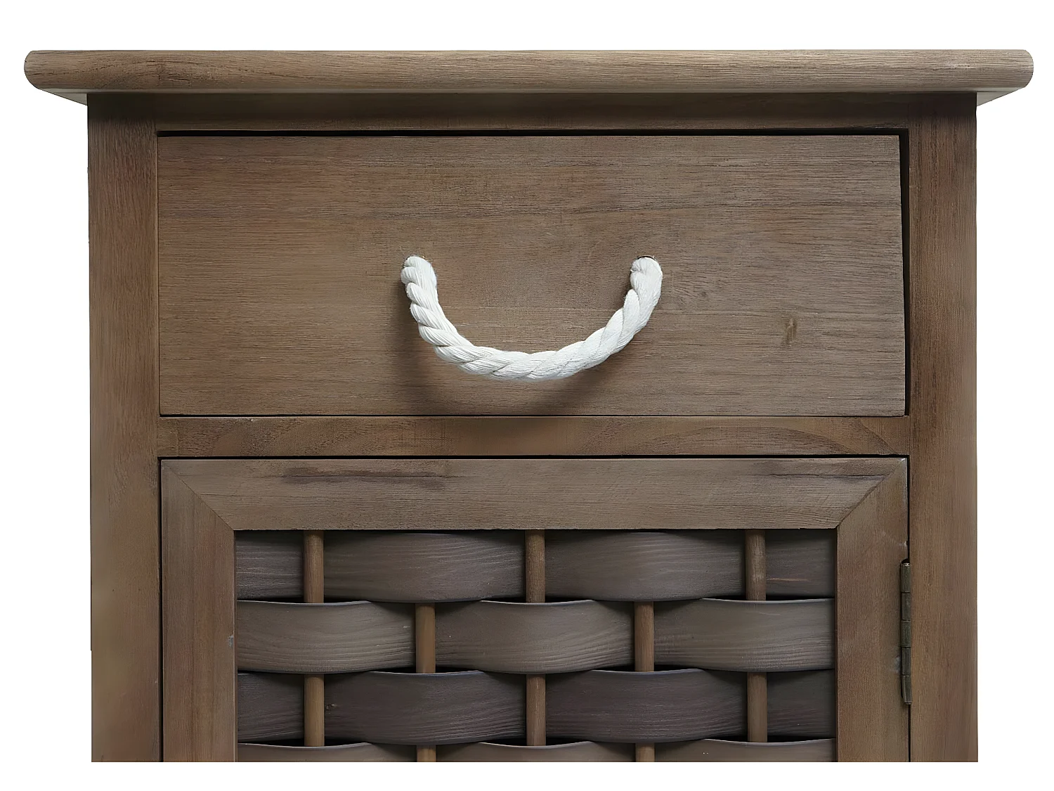 Ladekast MCW-K83,  donkerbruin, polyrattan donkerbruin