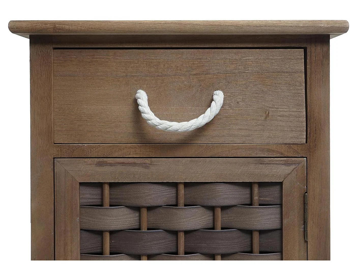 Commode MCW-K83,  donkerbruin, polyrattan donkerbruin