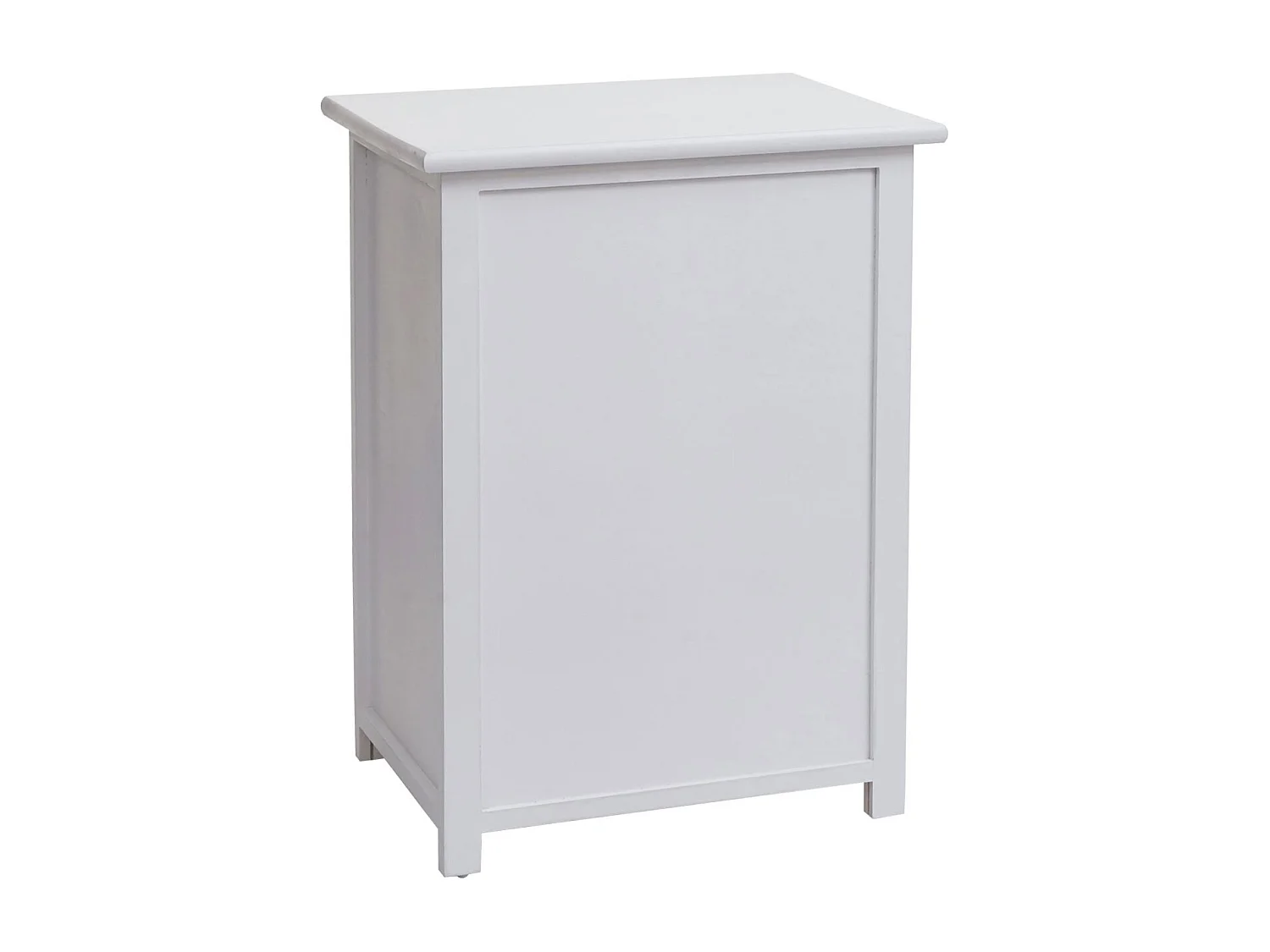 Commode MCW-K83,  wit, bruin polyrattan