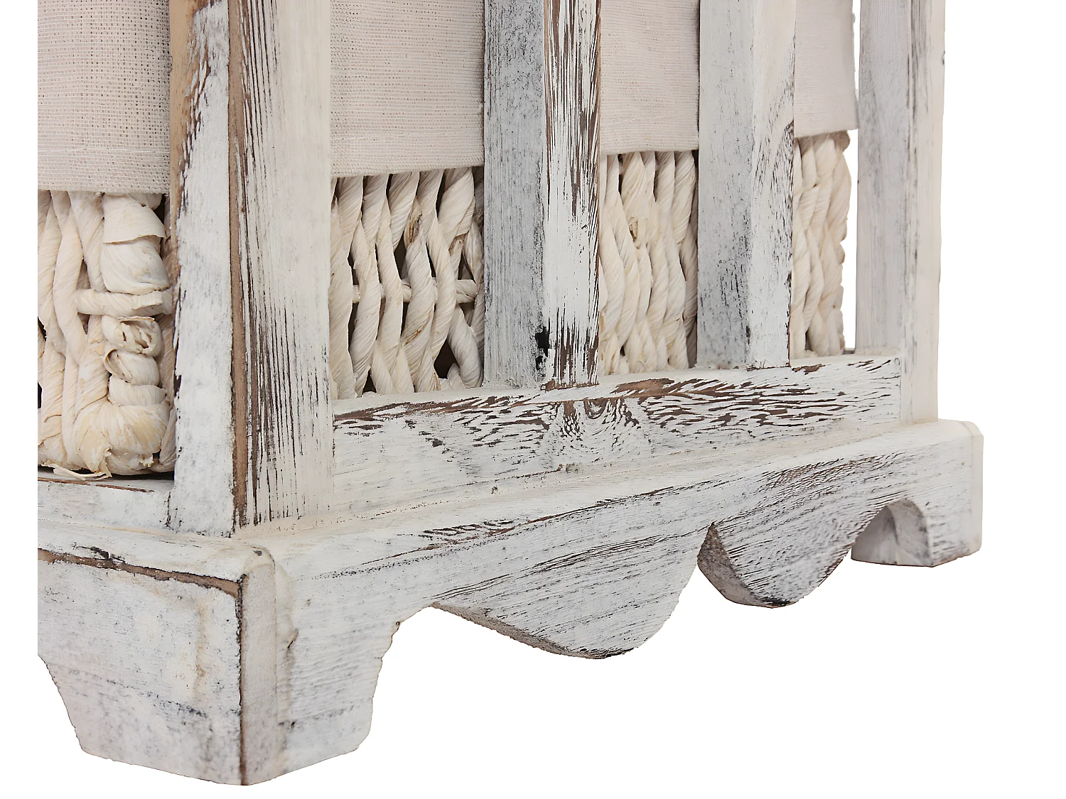 Commode et banc 5 tiroirs,  blanc