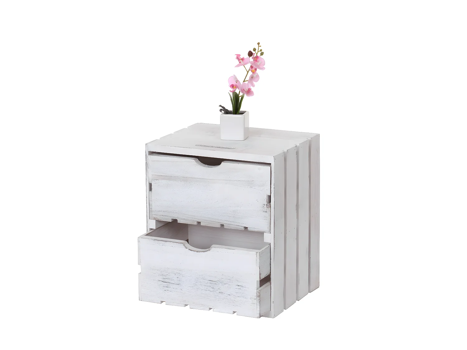 Commode MCW-C62,  blanc shabby