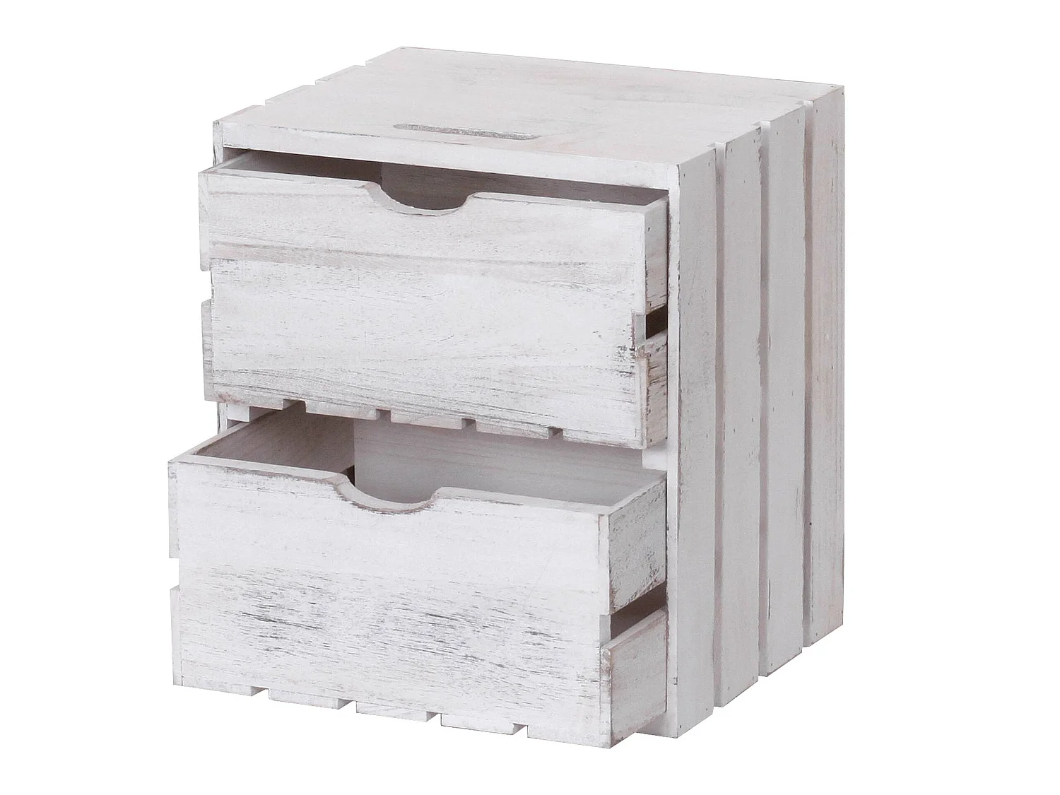 Commode MCW-C62,  blanc shabby