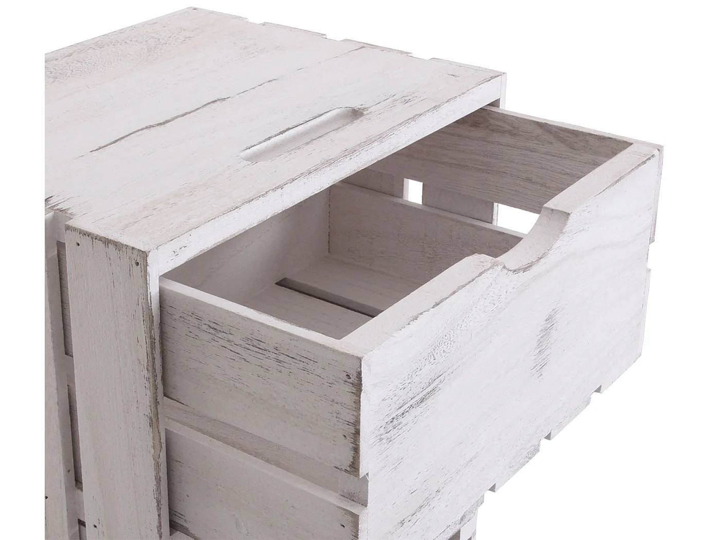 Commode MCW-C62,  blanc shabby