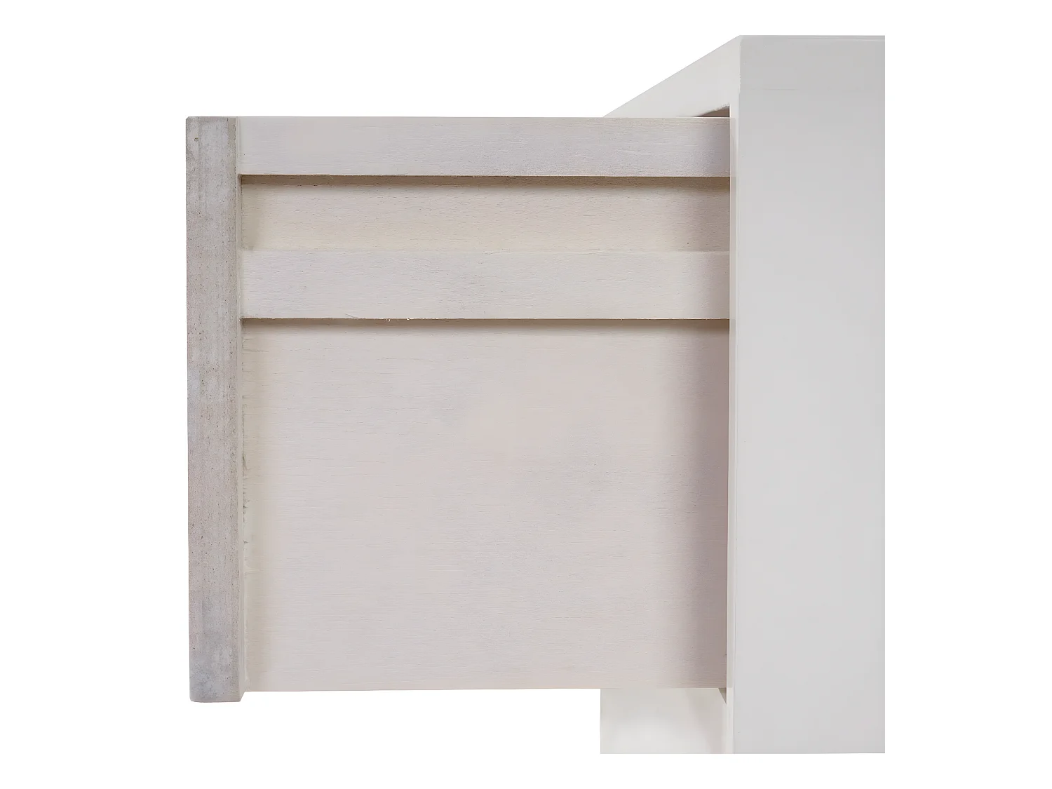 Cómoda Vaasa T271,  gaveta branca