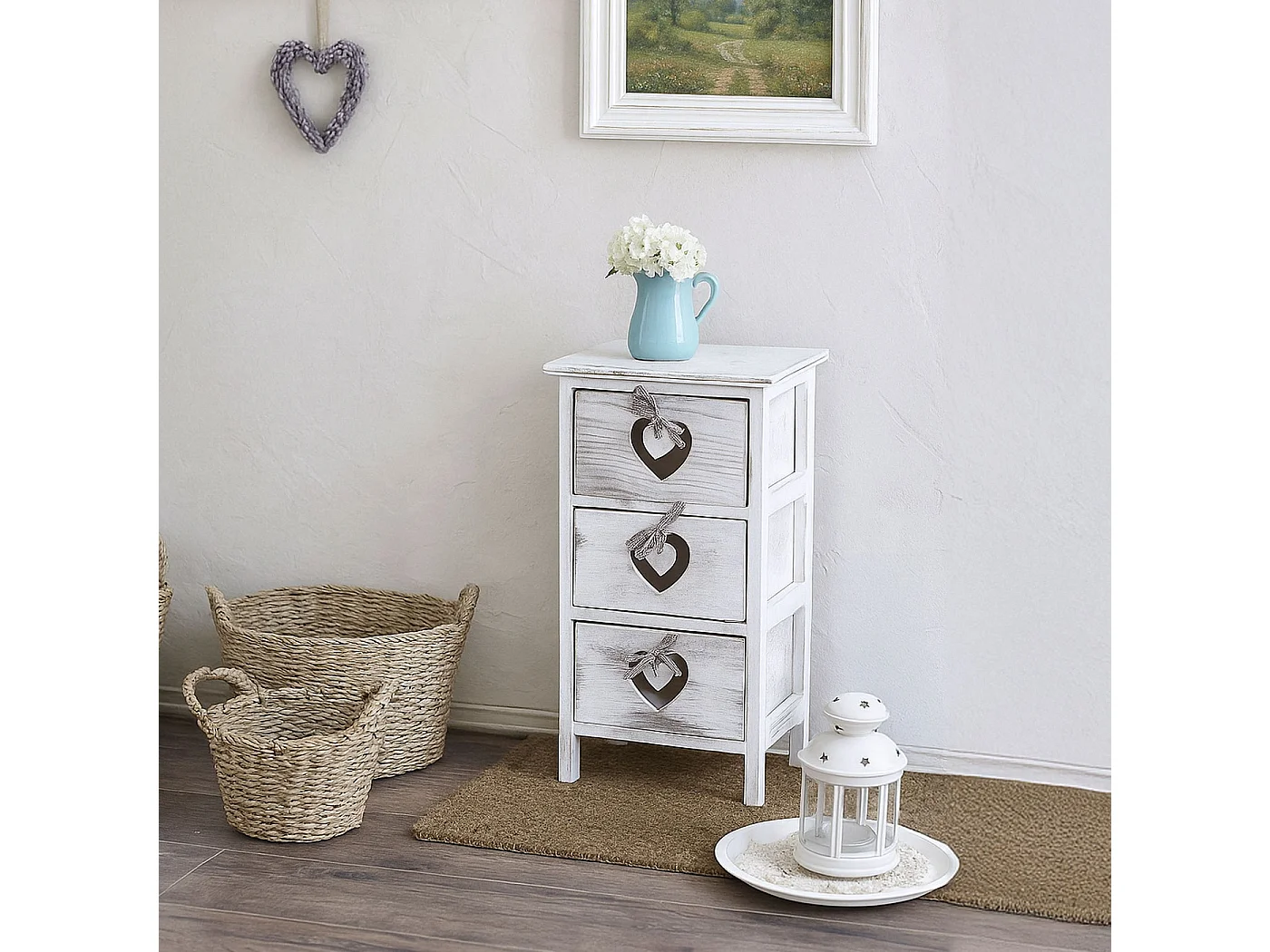 Commode Sues,  blanc