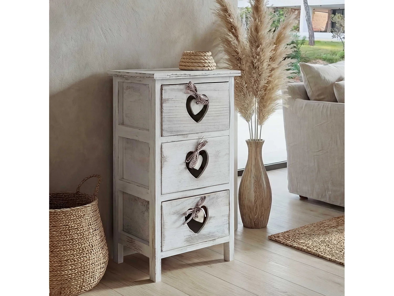 Commode Sues,  blanc