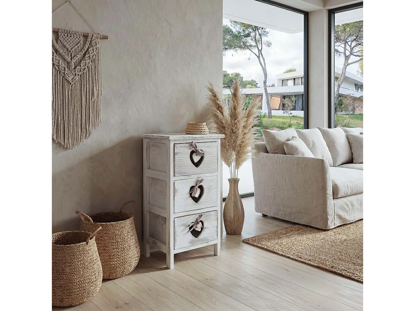 Commode Sues,  blanc