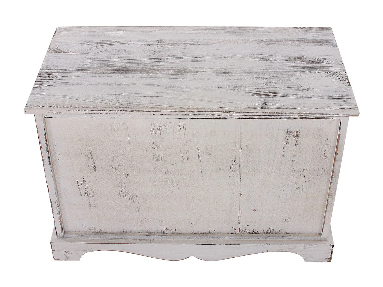 Vestiaire avec banc Shabby (4 pièces),  blanc