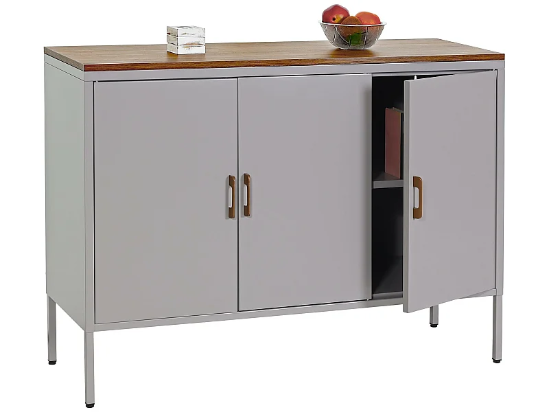 Ladekast MCW-L84-3,  grijs