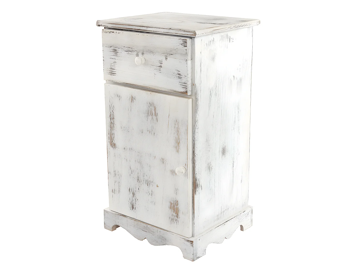 Commode Table d'appoint,  blanc