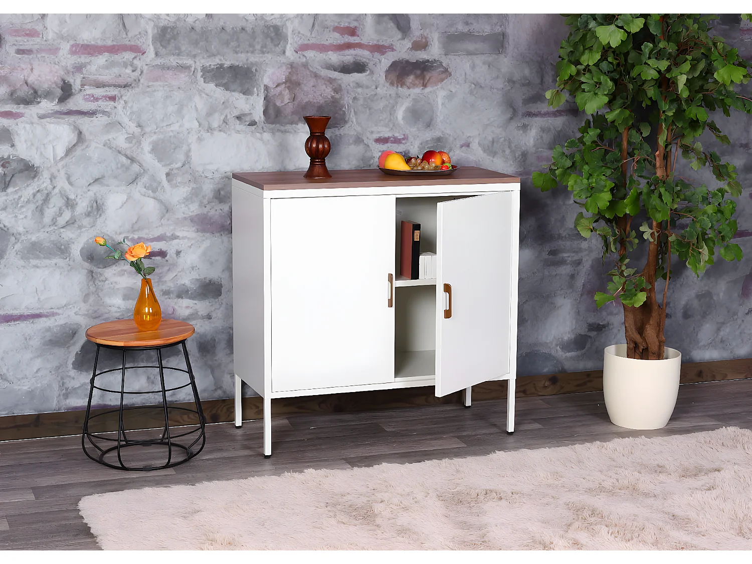 Commode MCW-L84-2,  blanc