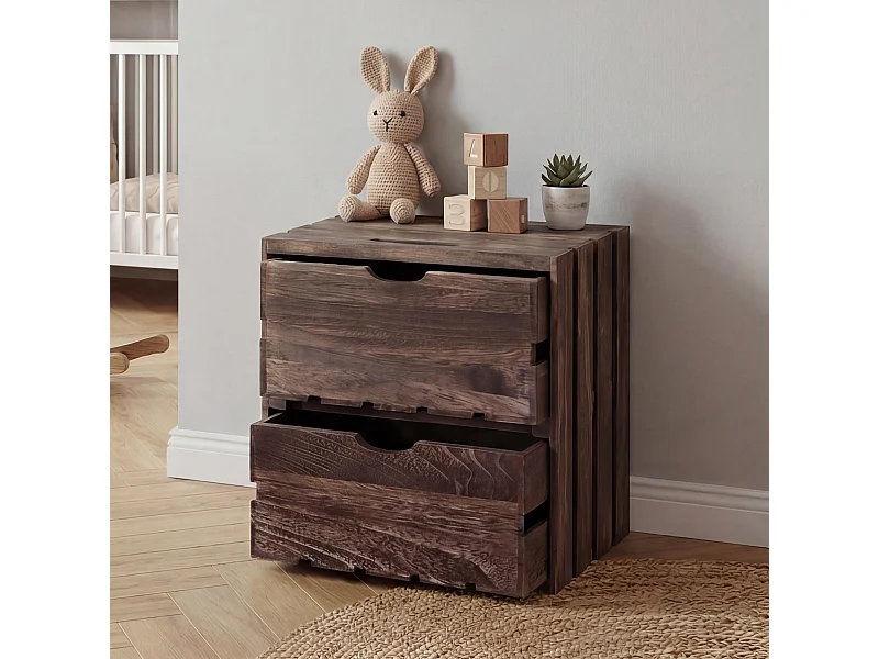 Commode MCW-C62,  brun shabby