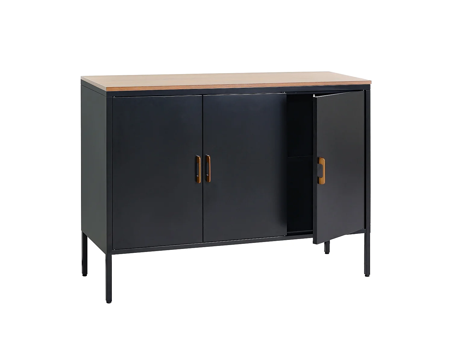 Commode MCW-L84-3,  noir