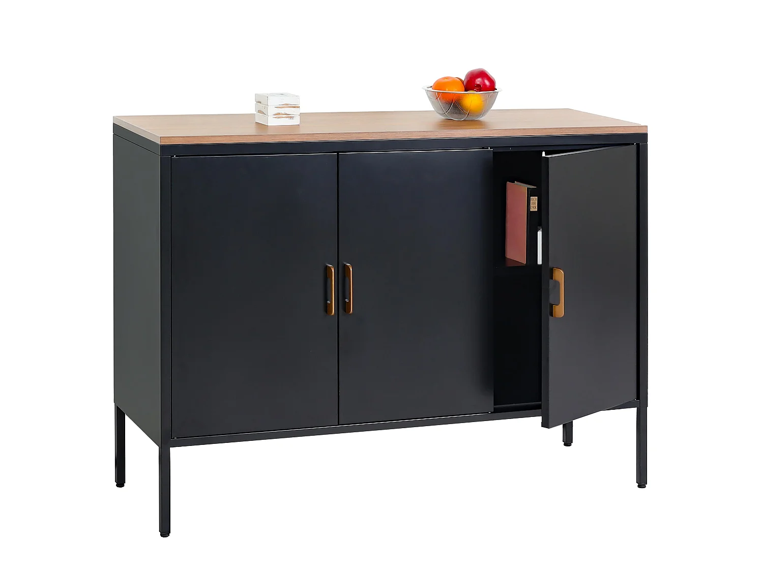 Commode MCW-L84-3,  zwart