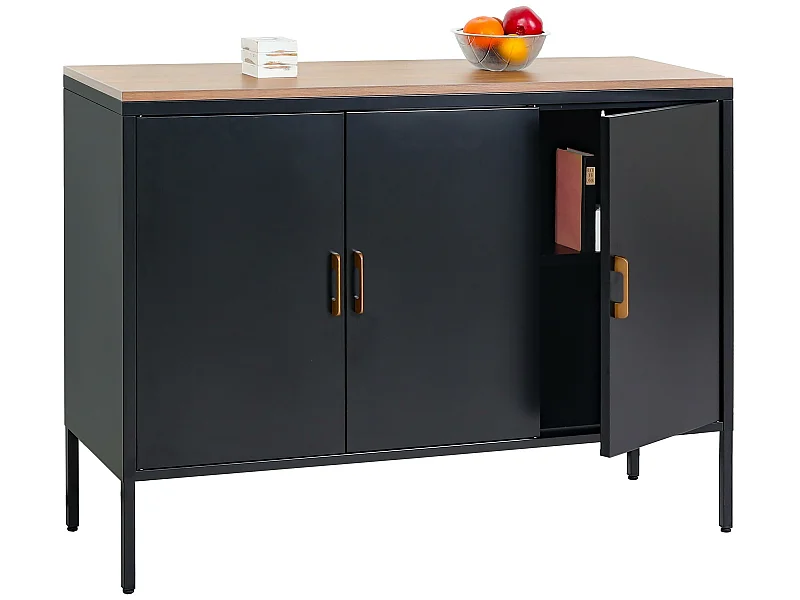 Commode MCW-L84-3,  noir