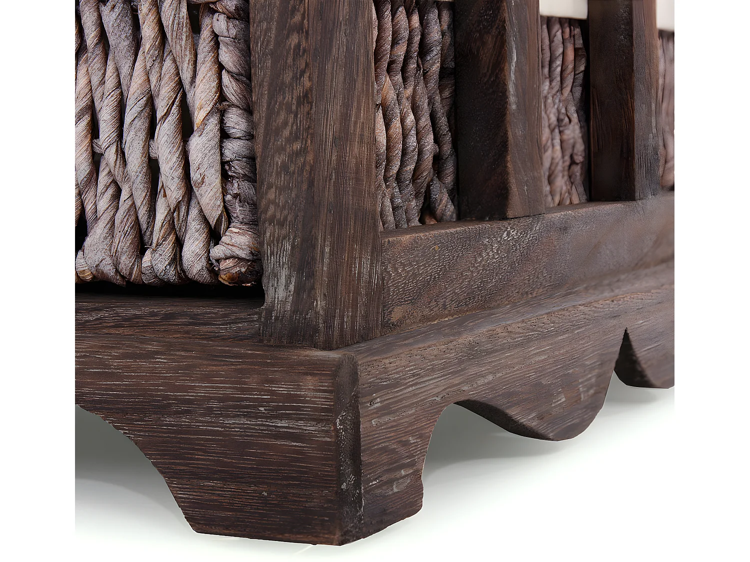 Commode et banc 5 tiroirs,  marron