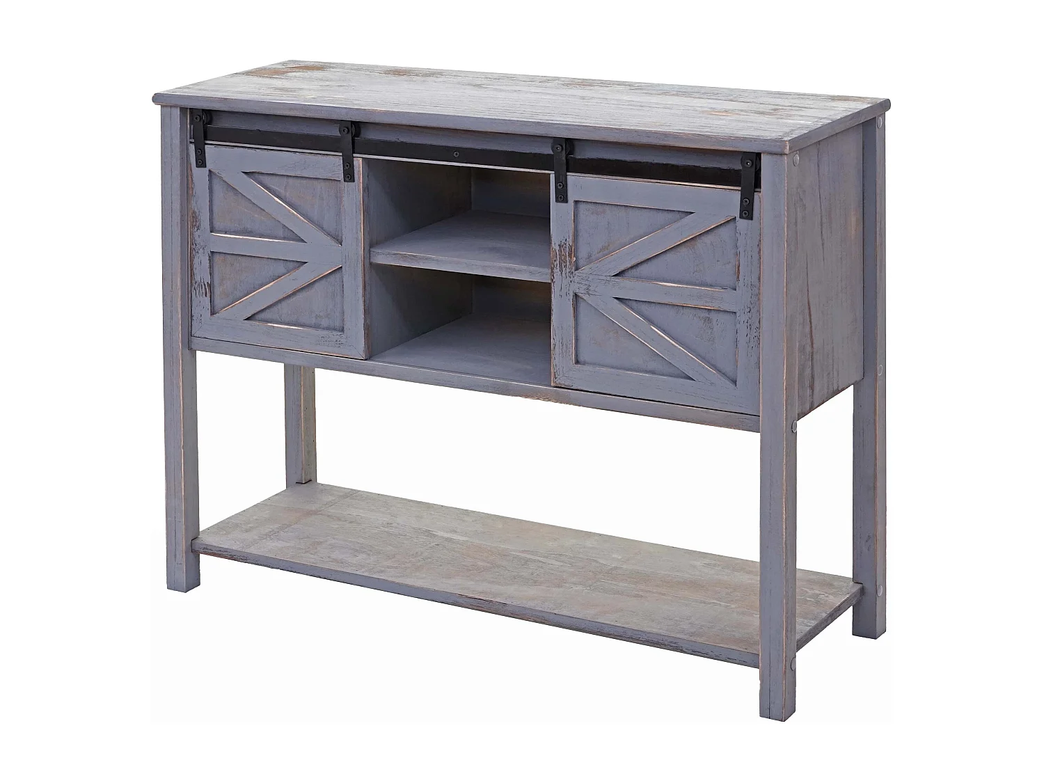 Commode MCW-D57,  donkergrijs