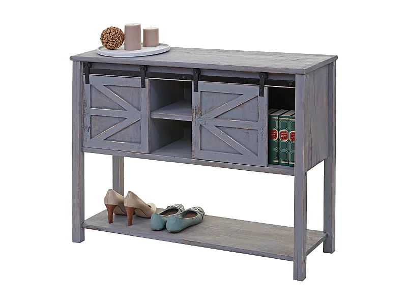 Commode MCW-D57,  donkergrijs