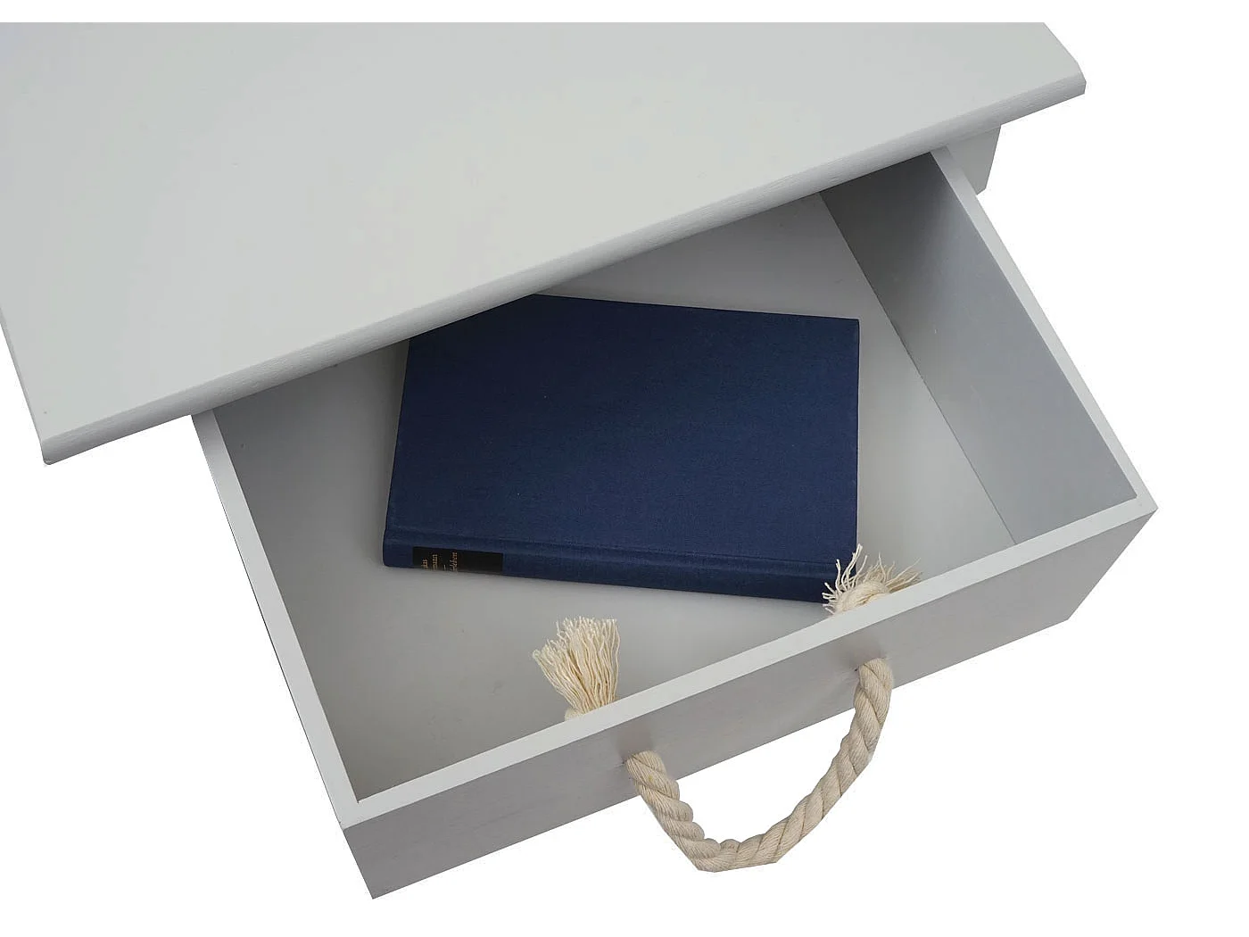 Commode MCW-K83,  grijs, polyrattan donkergrijs