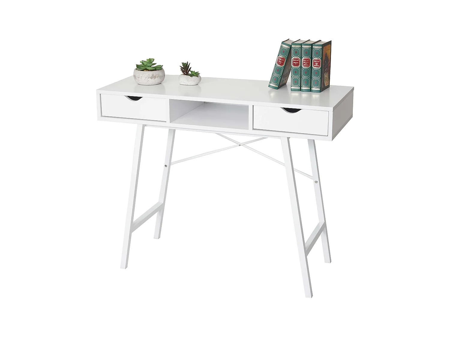 Table console MCW-E92,  blanc