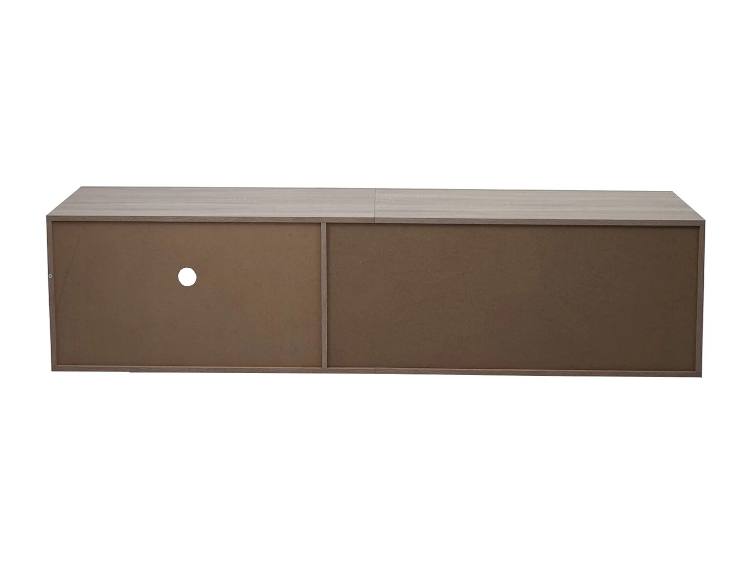 TV-Rack MCW-L33, TV-Board Fernsehtisch Lowboard TV-Schrank Kommode, Holz 43x180x41cm Staufach, Eiche-Optik, weiß