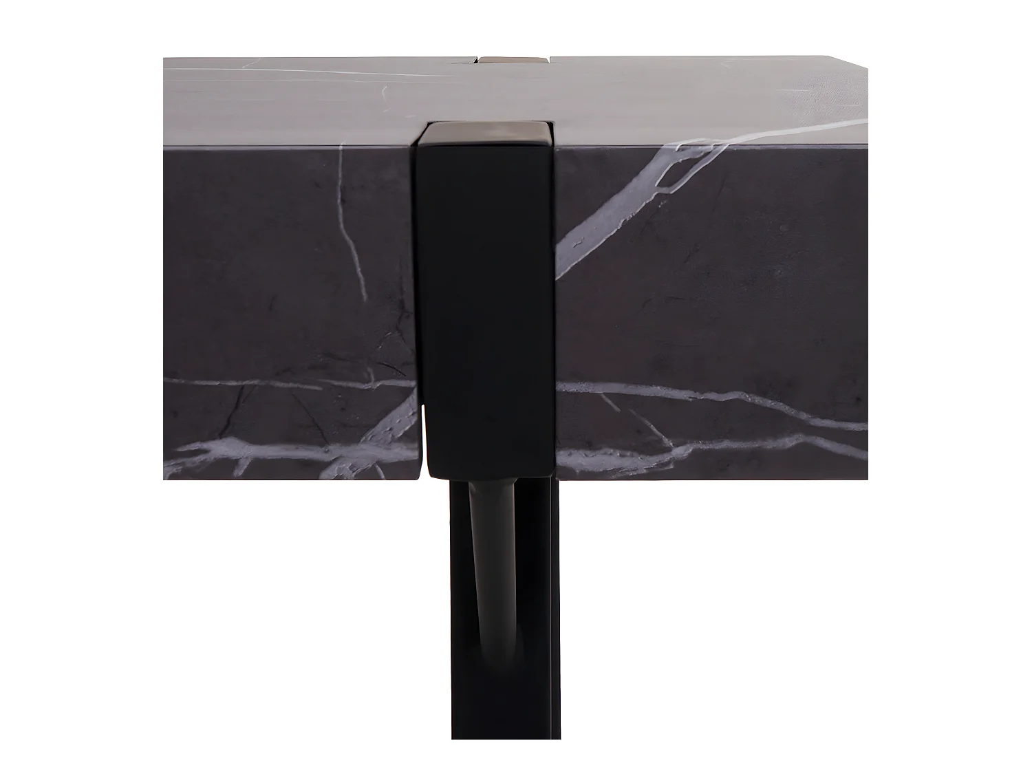 Stojak TV MCW-L54,  marmurowy szary