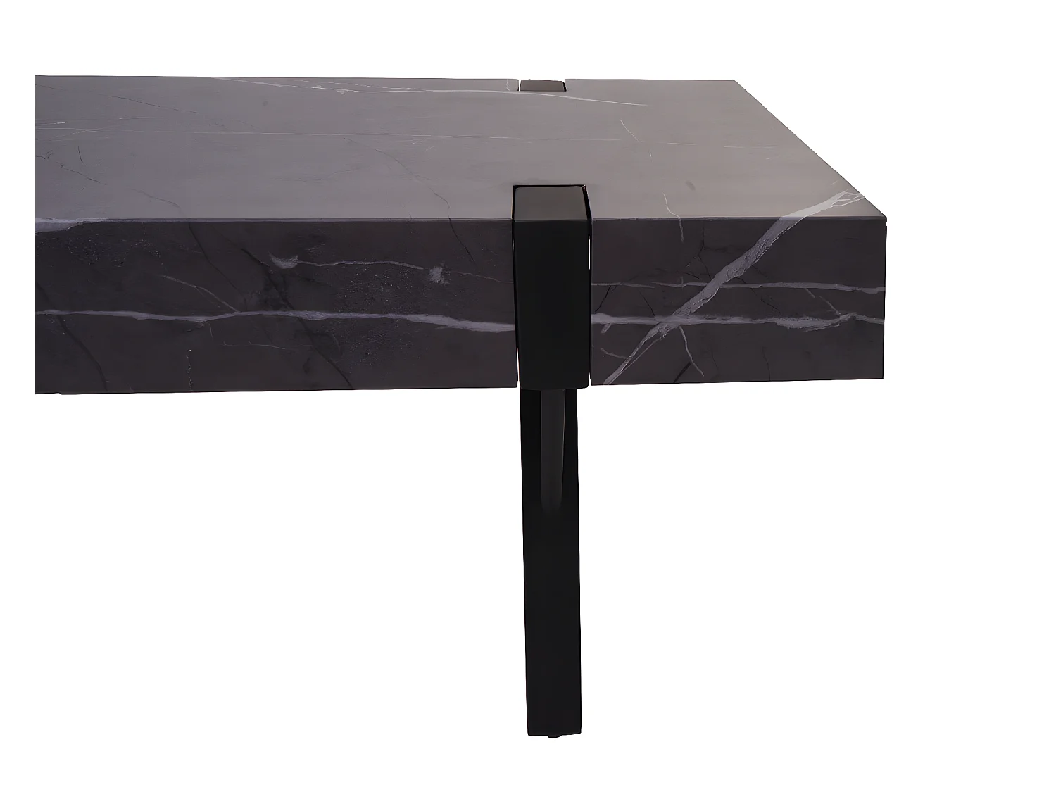 Stojak TV MCW-L54,  marmurowy szary