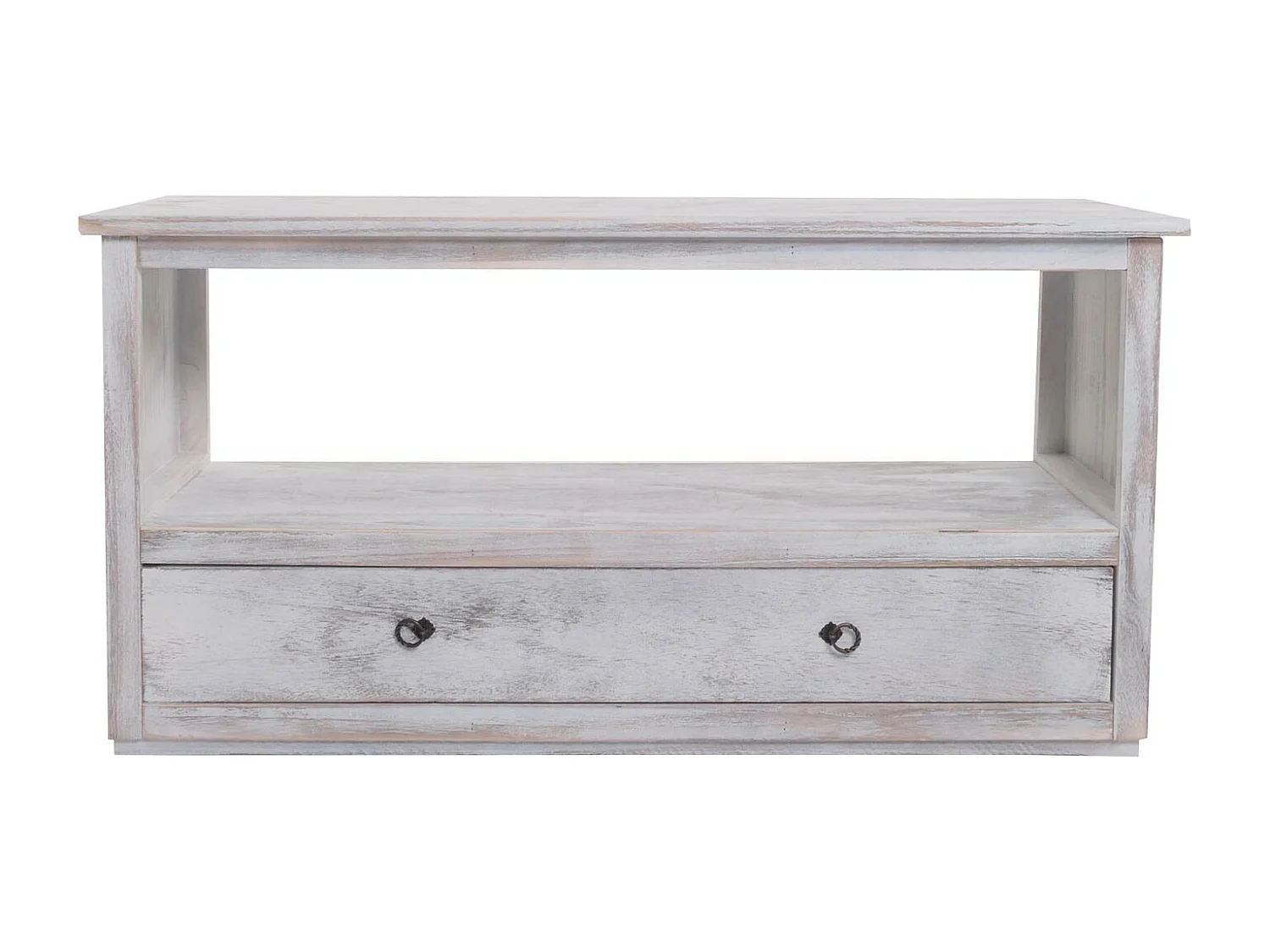 Suporte de TV Mesa de TV Tábua baixa,  branco