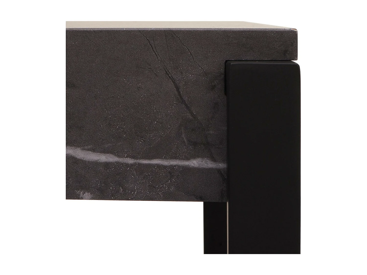 Meuble TV MCW-L53,  aspect marbre gris