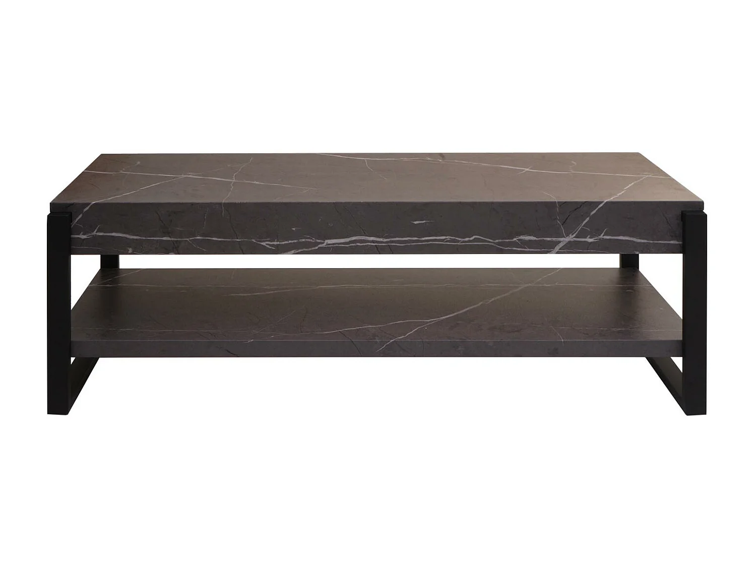 Meuble TV MCW-L53,  aspect marbre gris