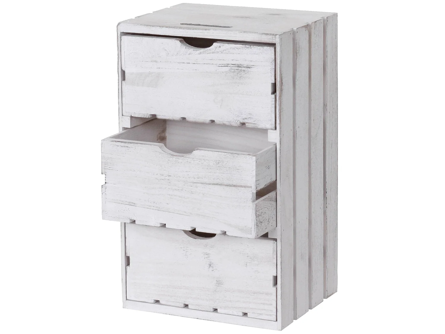 Commode MCW-C62,  blanc shabby