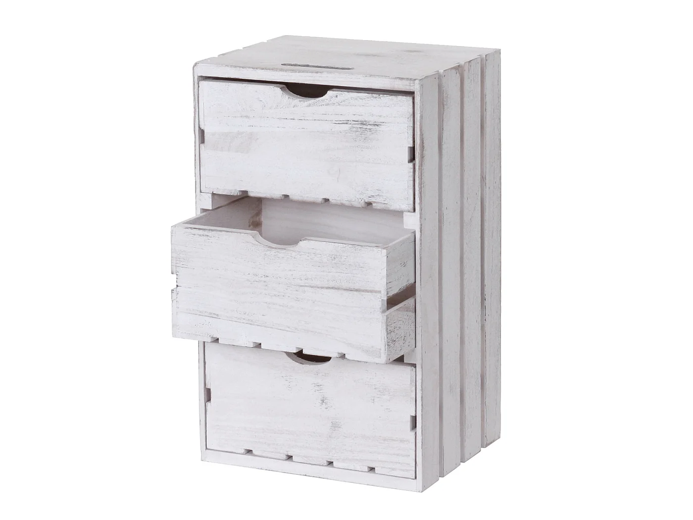 Commode MCW-C62,  blanc shabby